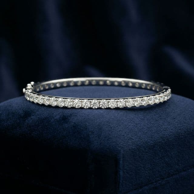 Diamond Bangle Bracelet