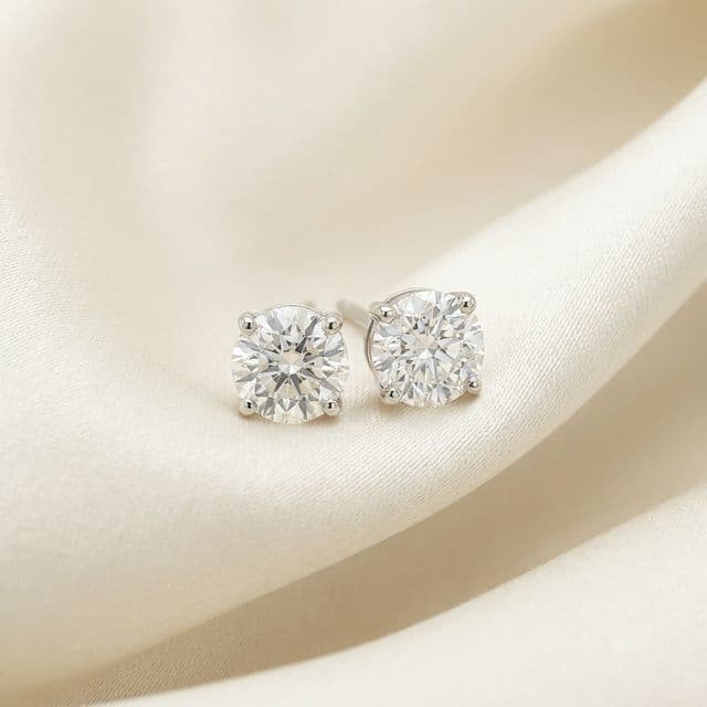 Diamond Stud Earrings