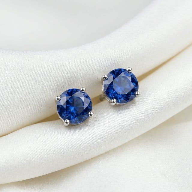Sapphire Stud Earrings