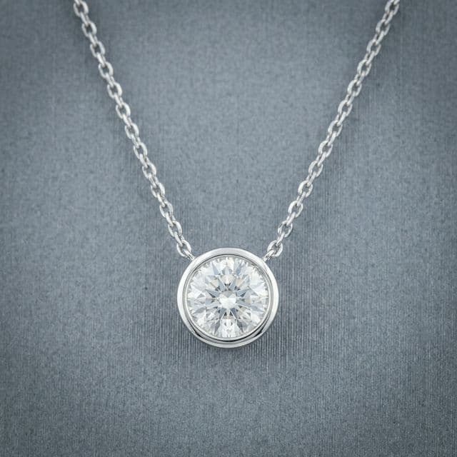 Diamond Solitaire Pendant