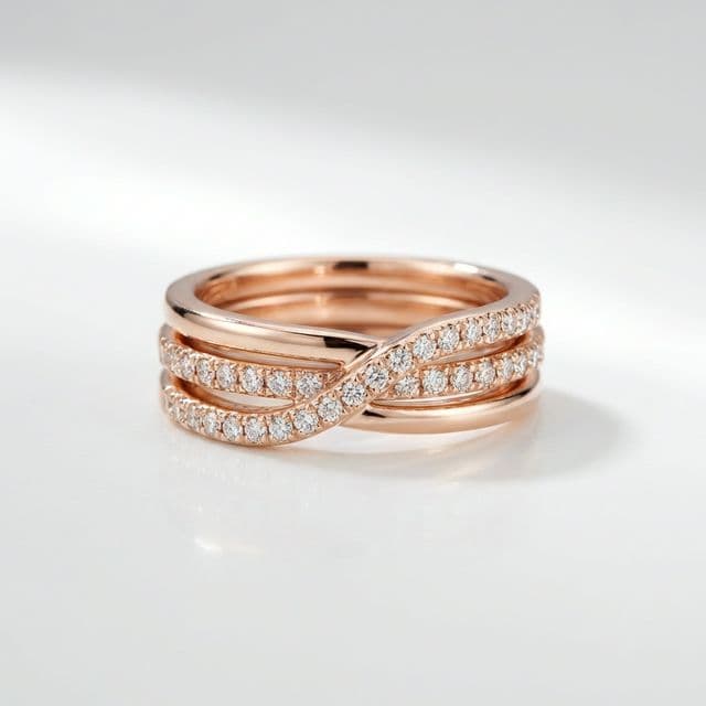 Rose Gold Diamond Ring